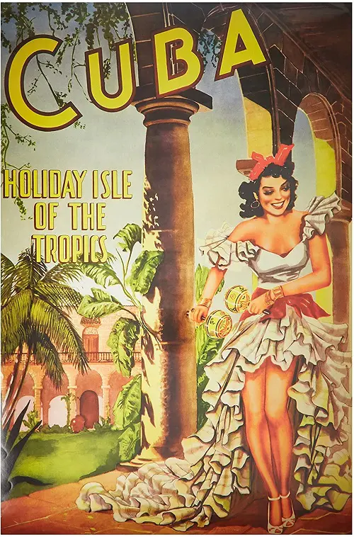 异国情调的古巴度假的海报